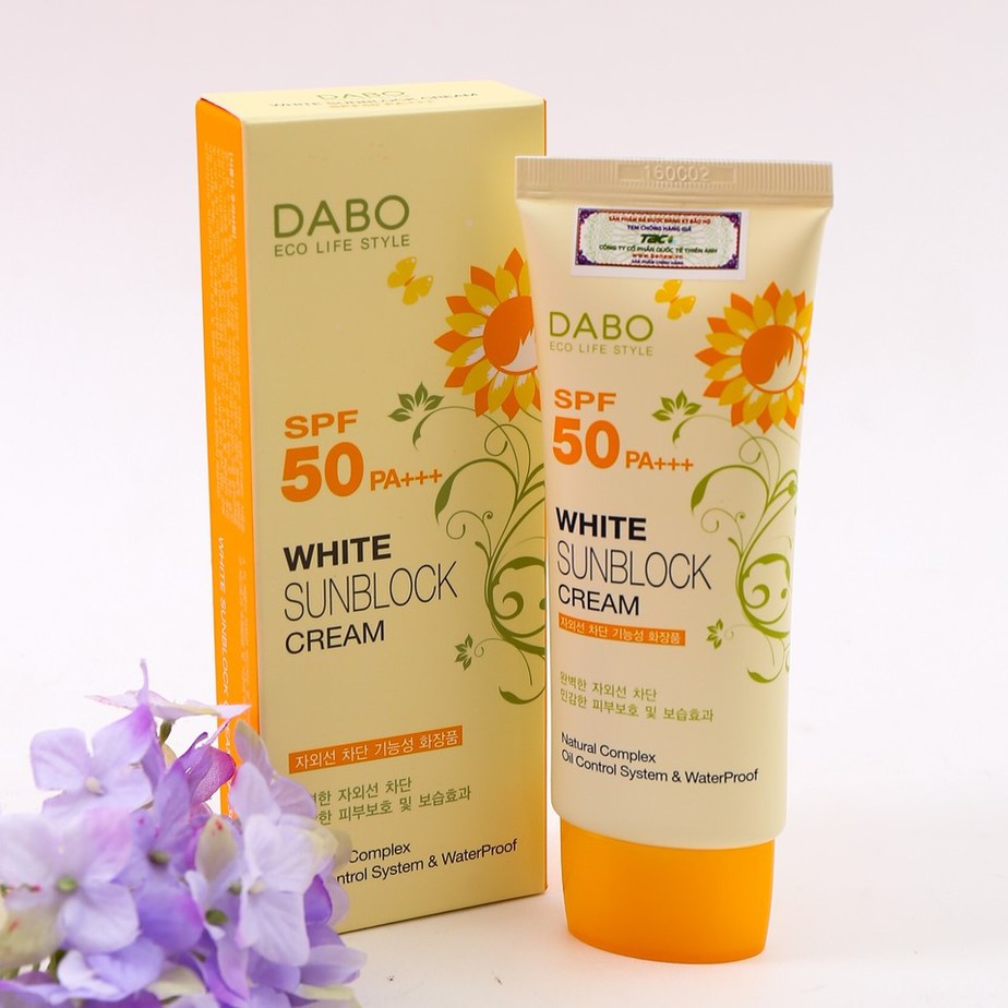Hình ảnh sản phẩm Dabo White Sunblock Cream SPF 50 PA+++