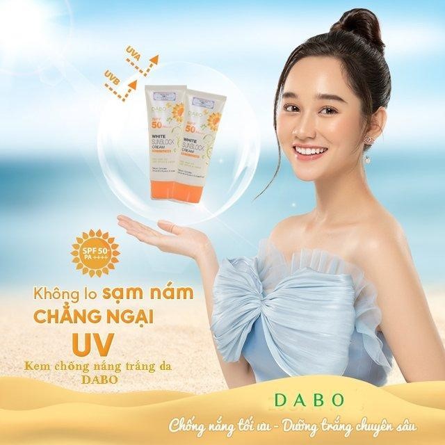 Hướng Dẫn Sử Dụng Kem Chống Nắng Dưỡng Da Dabo White Sunblock Cream SPF 50 PA+++
